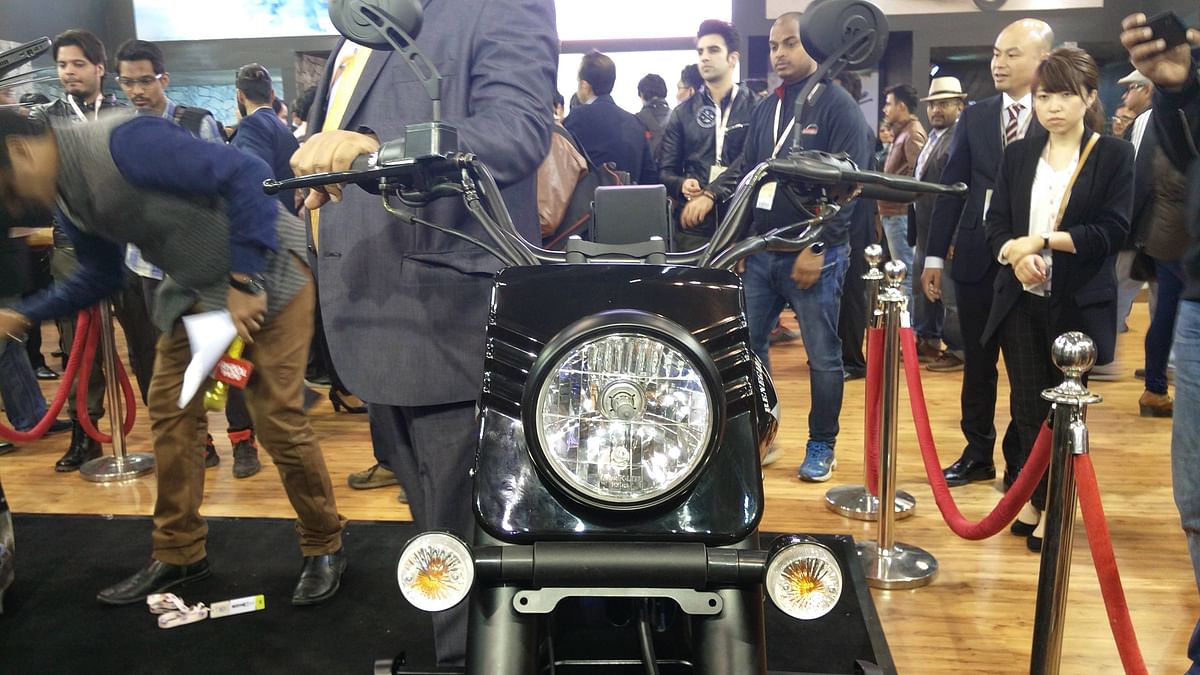 Three Renegades model motorcycles were unveiled by UM at Delhi Auto Expo 2016