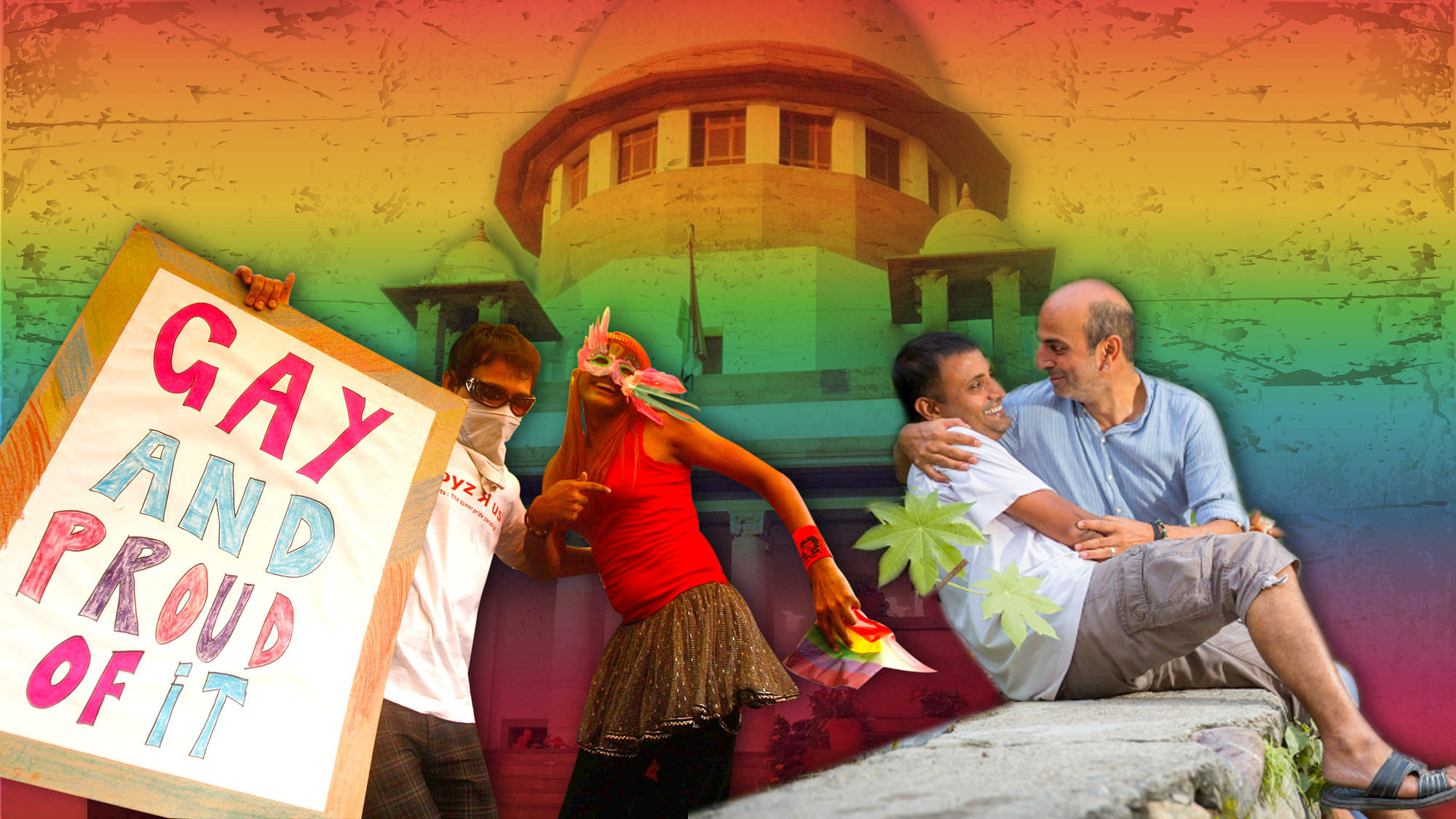 

SC to hear a curative petition to decriminalise homosexuality and abolish Section 377 of the IPC. (Photo: Altered by <b>The Quint</b>)