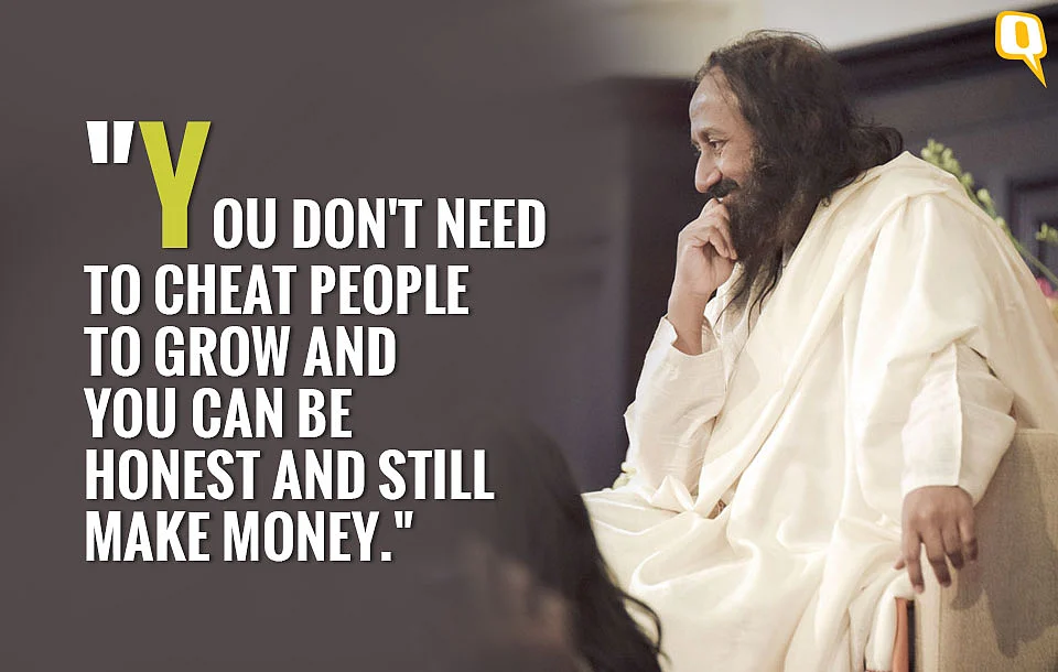 Sri Sri Ravi Shankar (Photo: <b>The Quint</b>)
