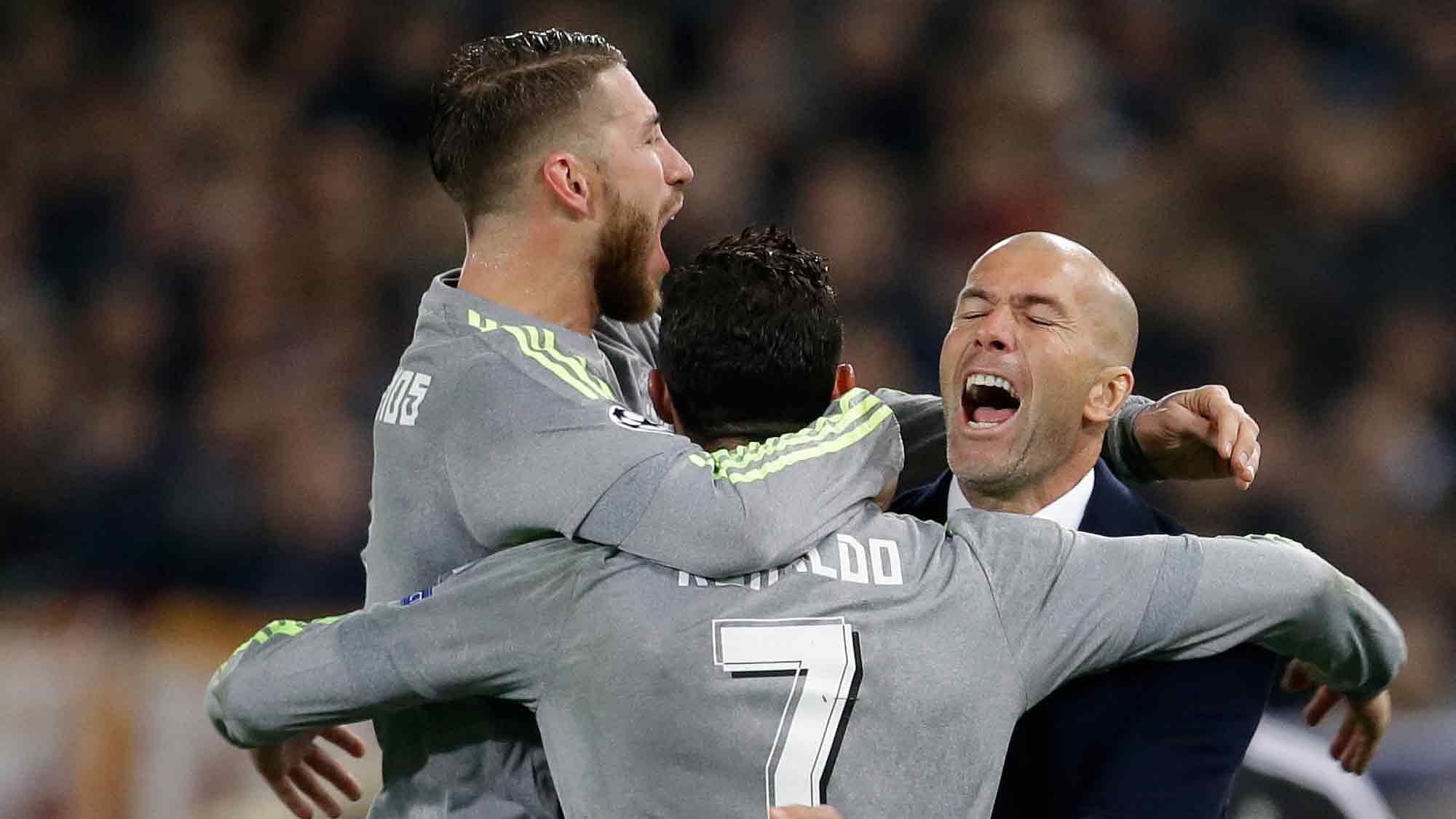 Ronaldo Goal vs Roma Gives Zidane His 1st Champions League ...