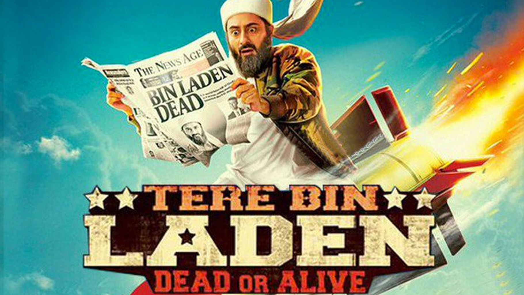 <i>Tere Bin Laden: Dead or Alive</i> is a disappointment after the first installment, which was both clever and funny.  (Photo Courtesy: Twitter/ <a href="https://twitter.com/search?q=tere%20bin%20laden%202&amp;src=typd">@BOCapusule</a>)