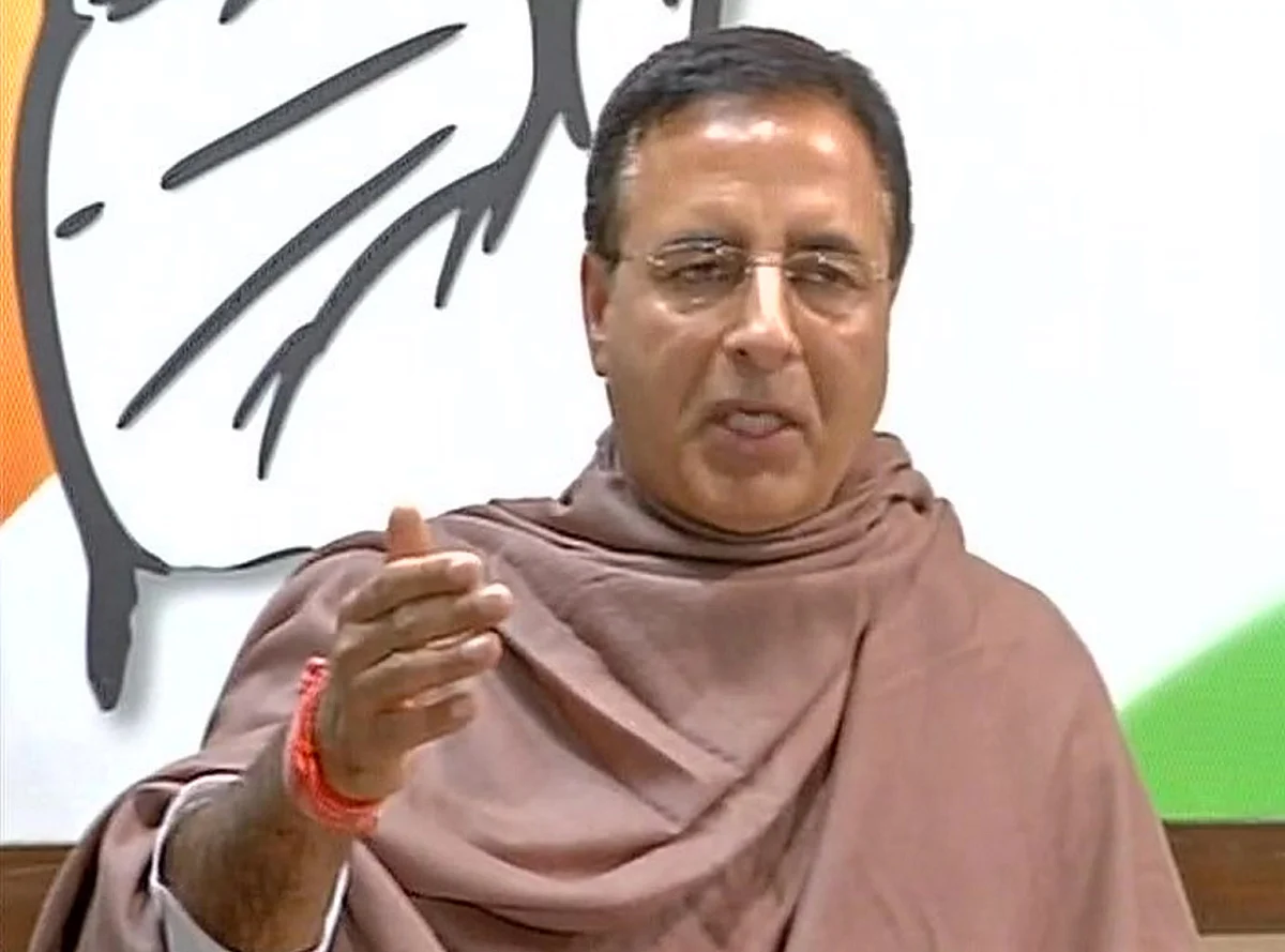 Congress spokesperson Randeep Surjewala. (Photo Courtesy: ANI)