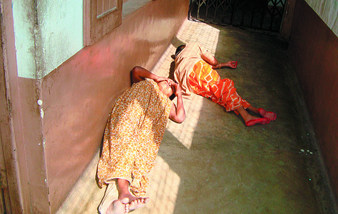 Inside the Mental Health Institutions: A corridor at the female ward in Lumbini Park Mental Hospital, Kolkata (Photo: PTI)