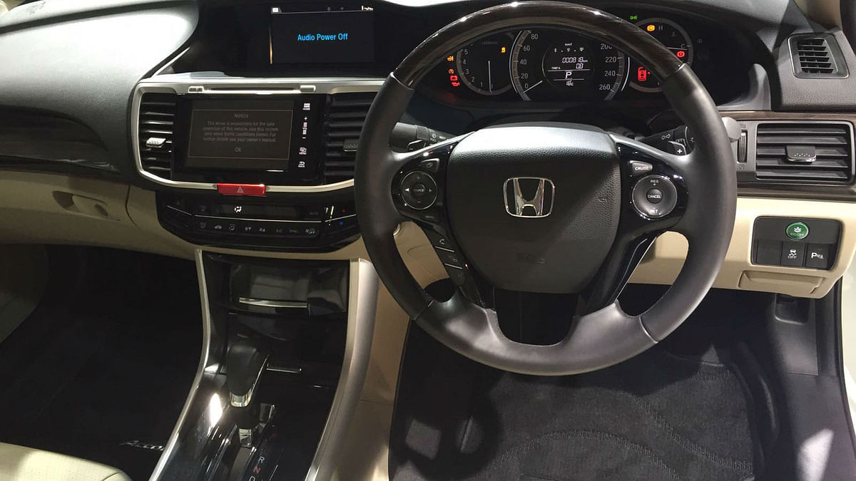 The new Honda Accord has the typical Honda touch with focus on looking like a mean machine.