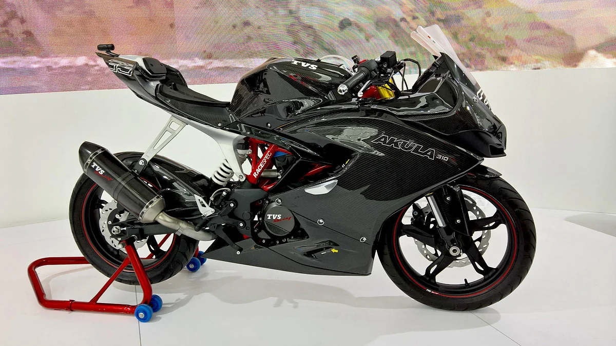 TVS Akula 310 concept bike. (Photo: <b>The Quint</b>)