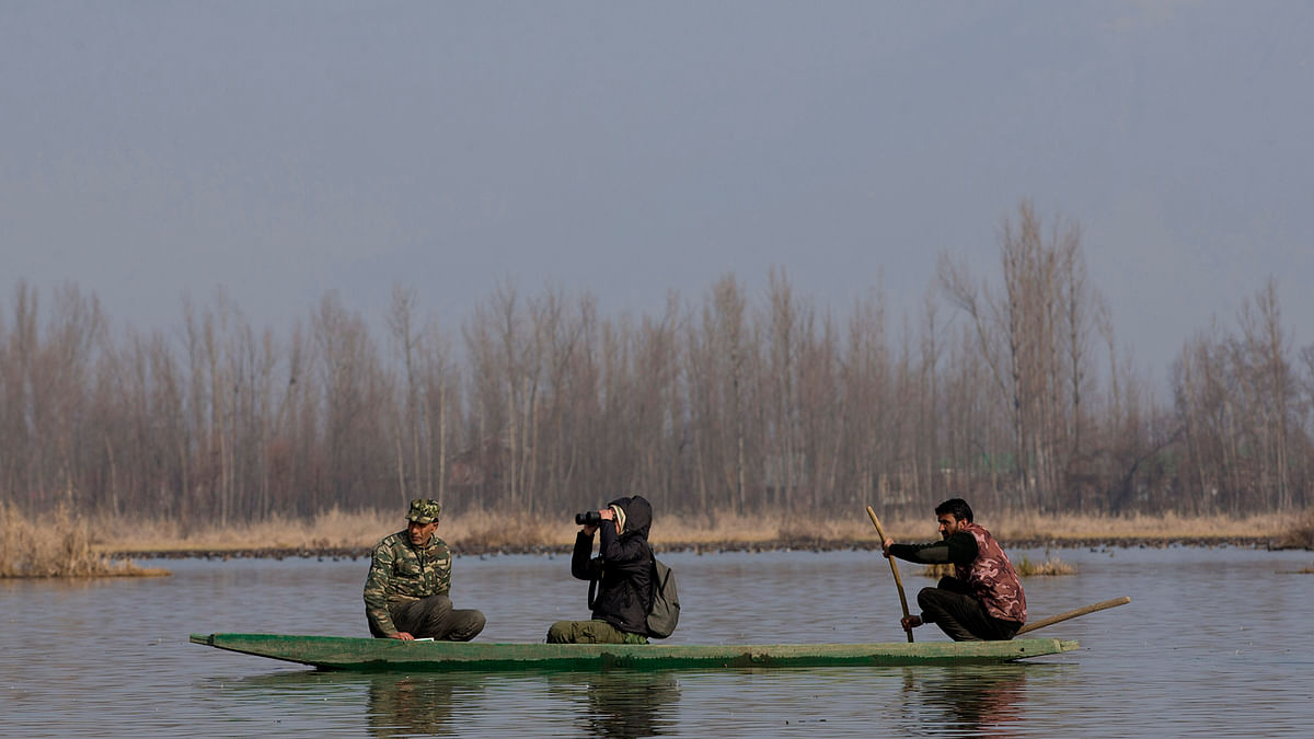 More than 100 wildlife officials and volunteers were performing Kashmir’s second formal census.
