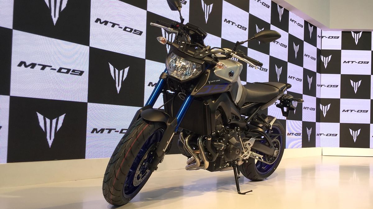 The MT-09 is powered by an 847cc engine and has been priced at Rs 10.2 lakh (ex-showroom, Delhi).