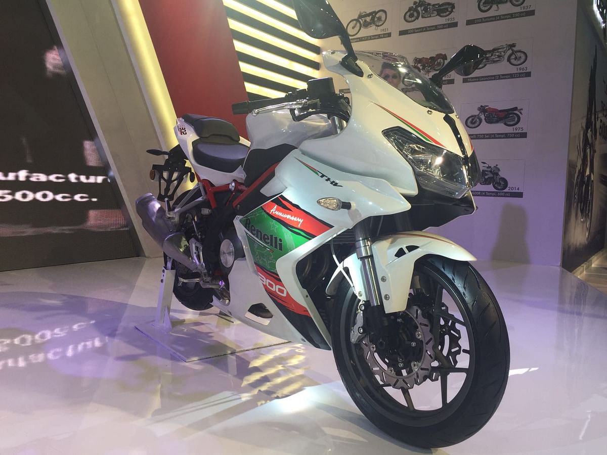  DSK Benelli’s was one of the most sought after sections, with its full-faired India-bound motorcycle Tornadi 300.