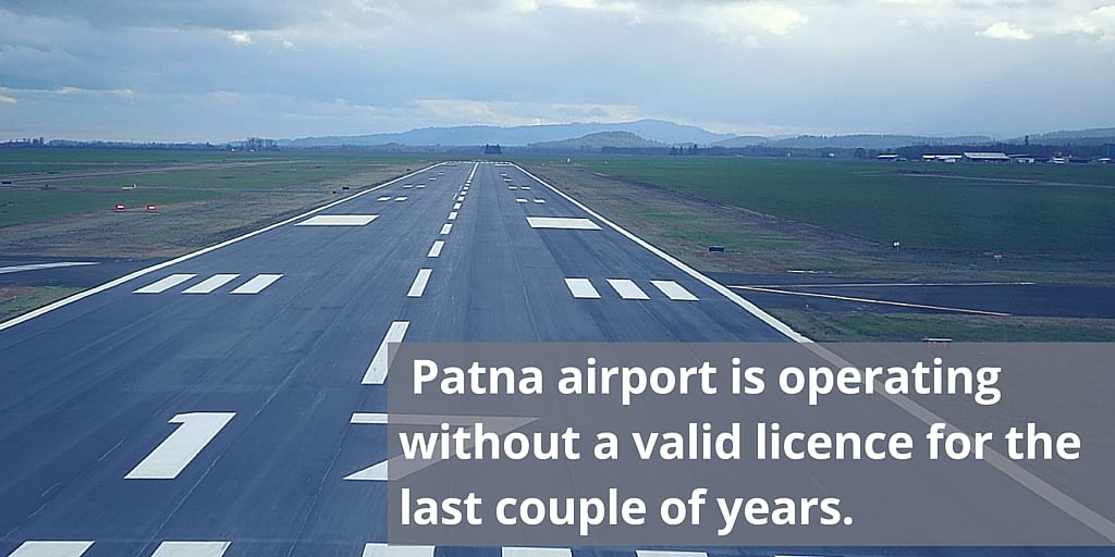 Passengers risk their lives every day while boarding a flight at the Patna airport,  writes Neena Choudhary.