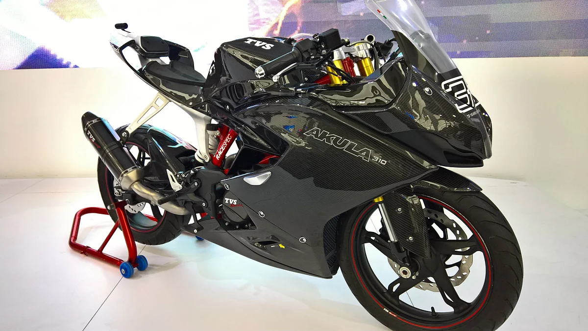 TVS Akula 310 concept bike. (Photo: <b>The Quint</b>)