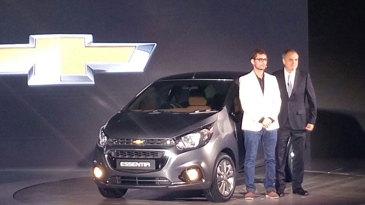 GM Announces Chevrolet Essentia at Delhi Auto Expo 2016