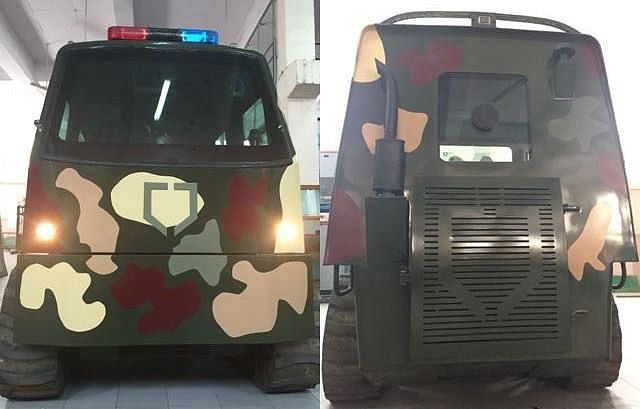 A newly designed Anti-Terrorist Vehicle has been deployed in the Parliament complex for a trial period.