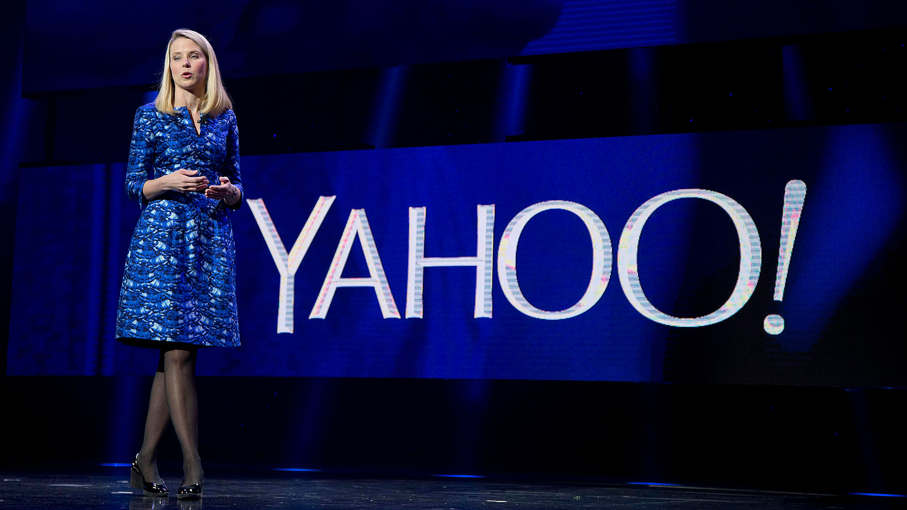 File photo of Yahoo president and CEO Marissa Mayer at the International Consumer Electronics Show in Las Vegas on 7 January  2014. (Photo: AP)