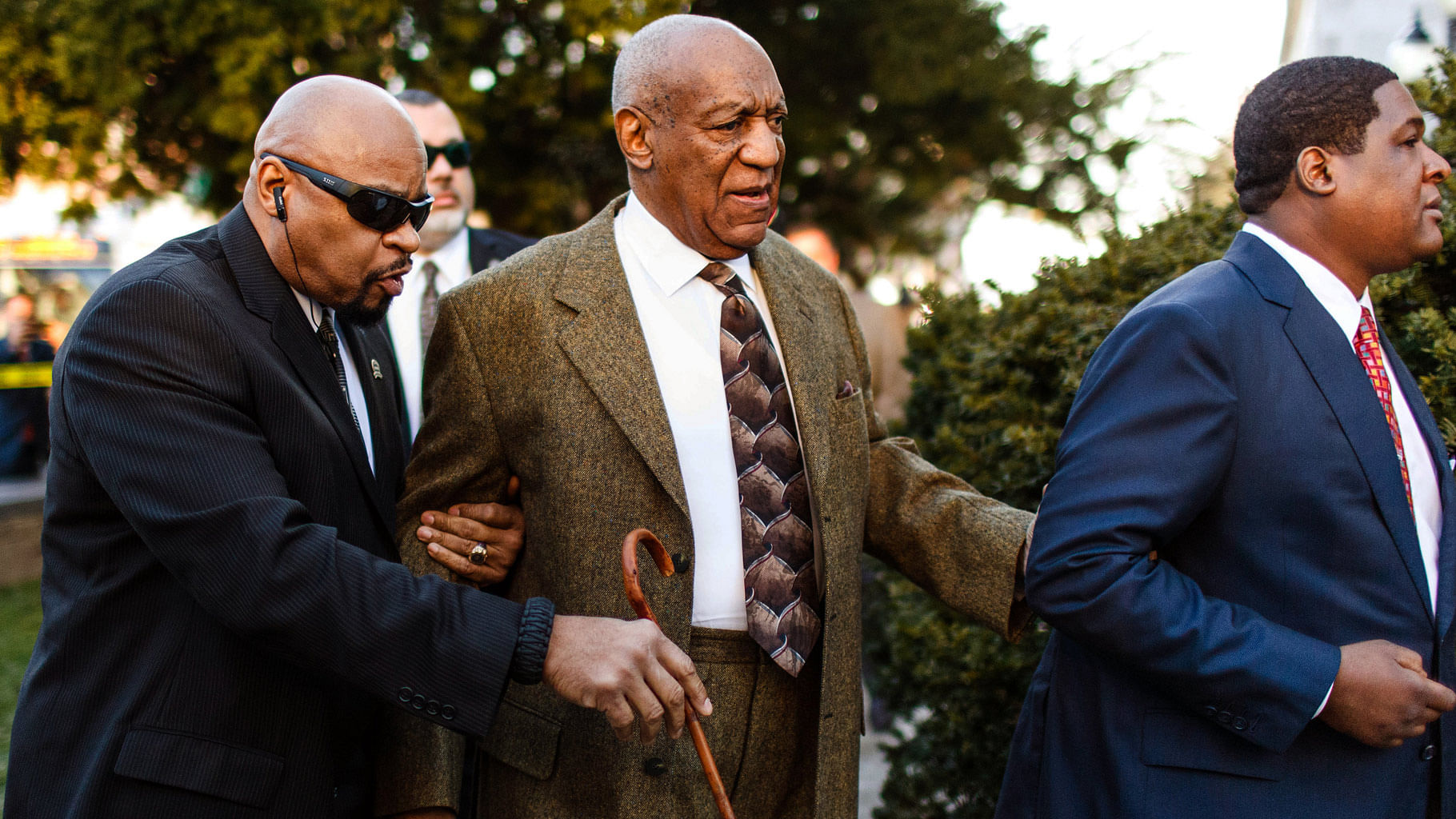 Bill Cosby enters the  Montgomery County Courthouse for a court appearance in Norristown, Pennsylvania. (Photo: AP)