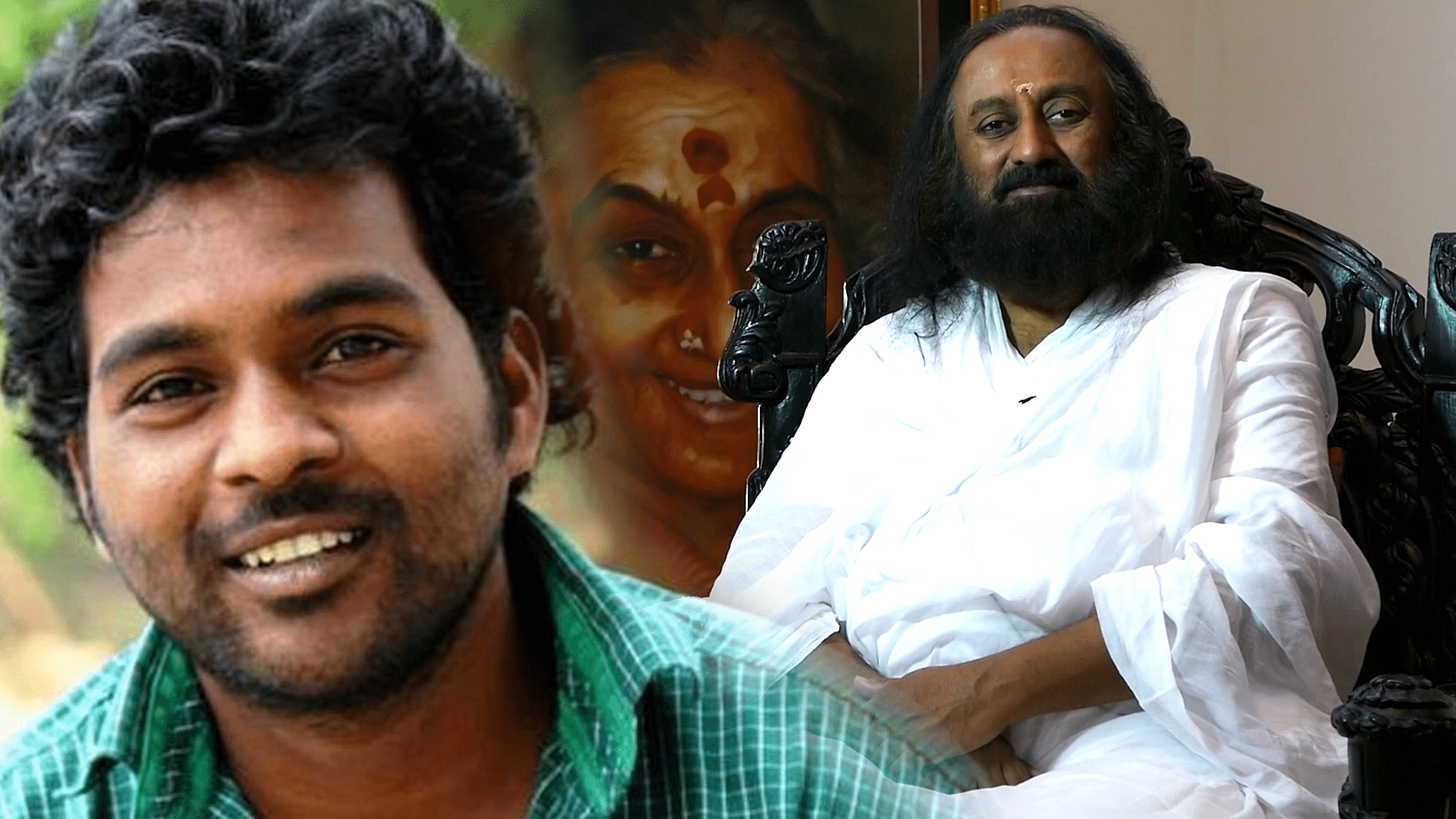 Spiritual Guru Sri Sri Ravi Shankar (right) says Rohith Vemula’s (left) suicide must be treated as ‘an act of crime’ and not be given political colour. (Photo altered by: <b>The Quint</b>)