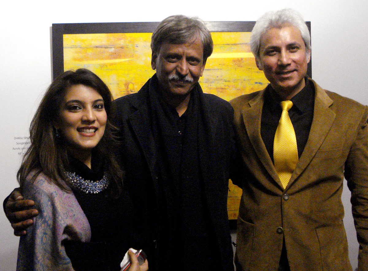 Sahar Zaman with Sudhir Tailang. 