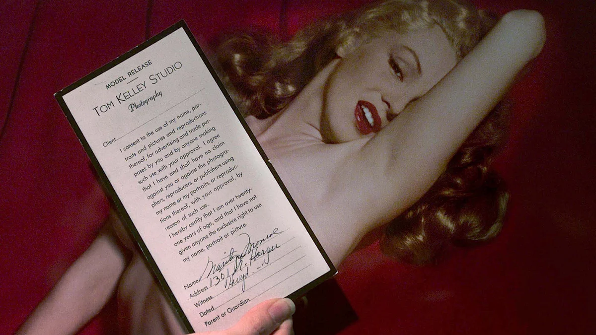 A photograph of Marilyn Monroe taken by Tom Kelley during a 1949 photo shoot that was later used by <i>Playboy</i> magazine. (Photo: Reuters)