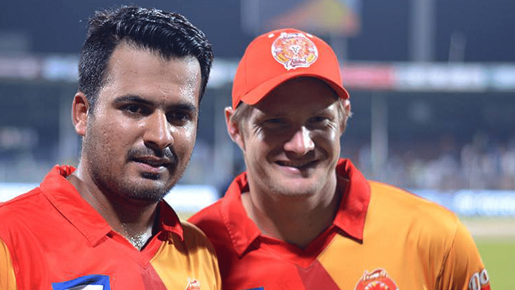 The biggest advantage of a domestic T20 league is the possibility for a young player to play with international stars like Shane Watson (R). (Photo Courtesy: <a href="https://www.facebook.com/thePSL/photos_stream">Pakistan Super League Facebook</a>)