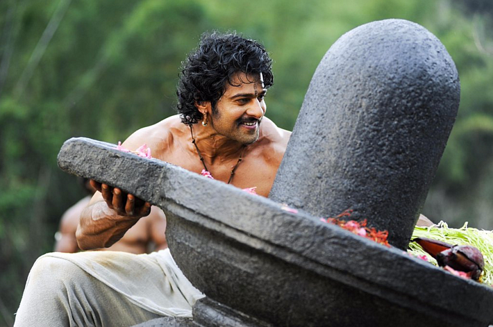 Prabhas in a still from <i>Baahubali</i>