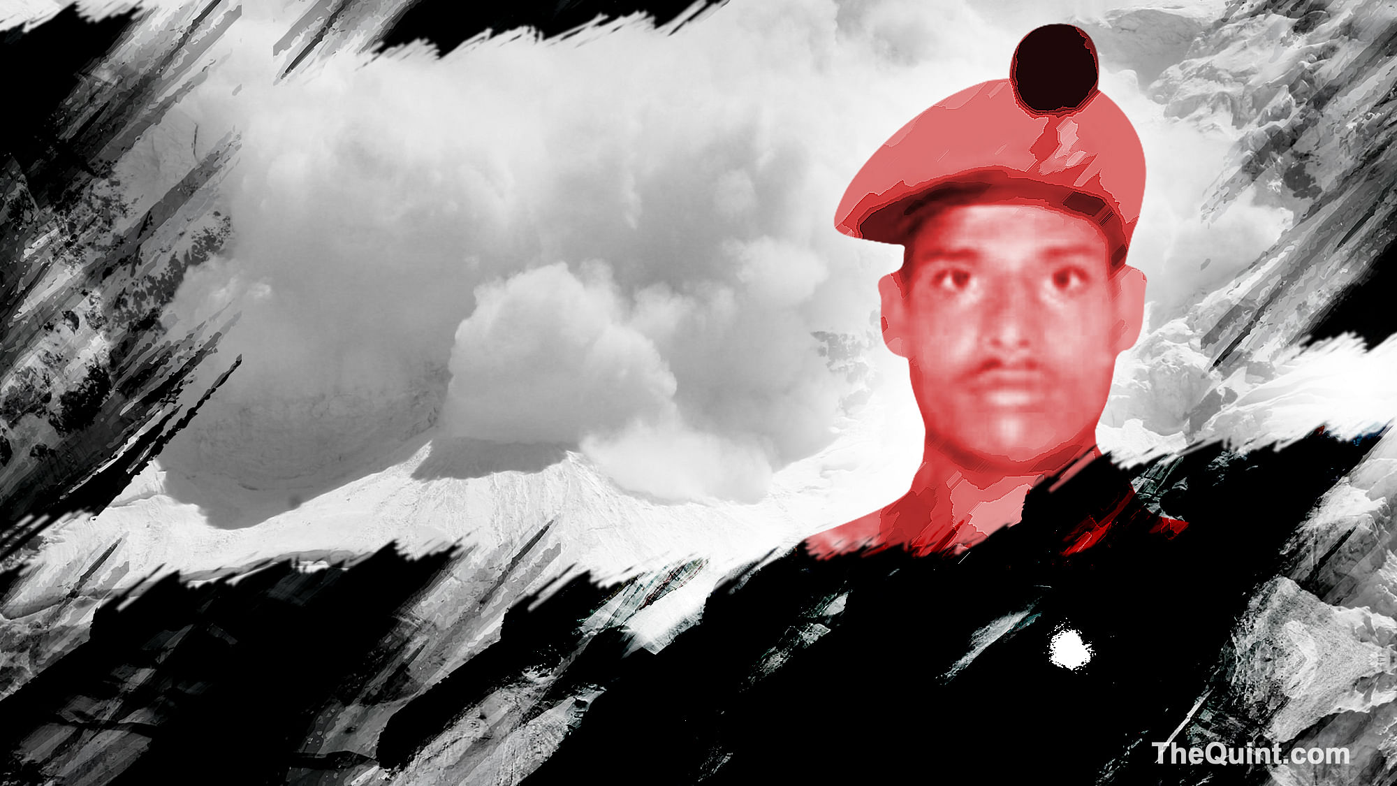 Lance Naik Hanumanthappa found alive after Siachen avalanche accident. (Photo: Hardeep Singh/<b>The Quint</b>)