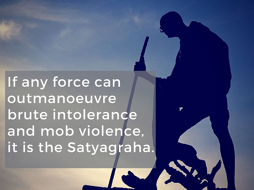 The violence unleashed on students must push our  leaders  to take to  Satyagraha to revive the  political discourse.
