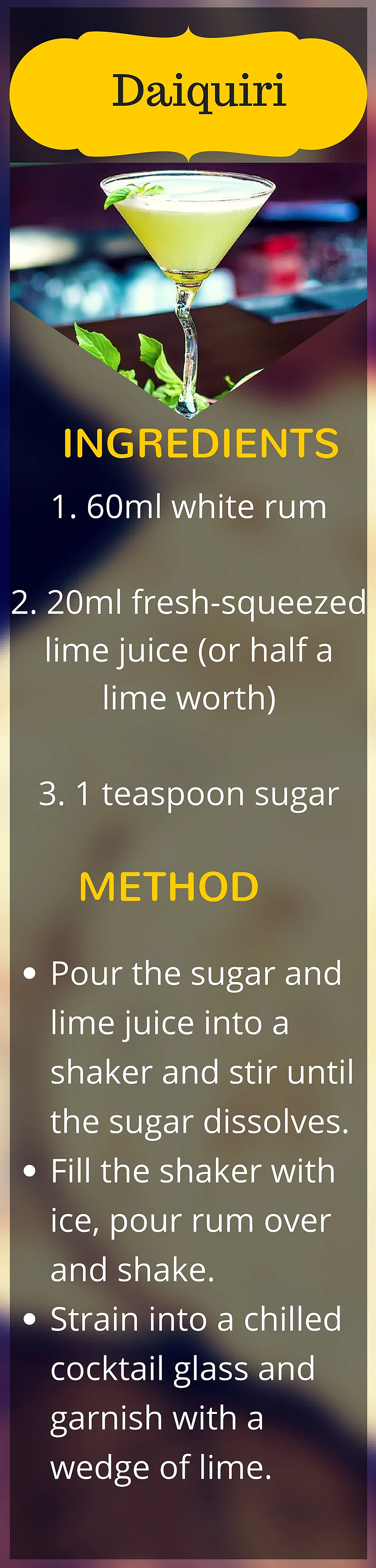Psst. Can You Make Cocktails That Need Just 3 Ingredients?