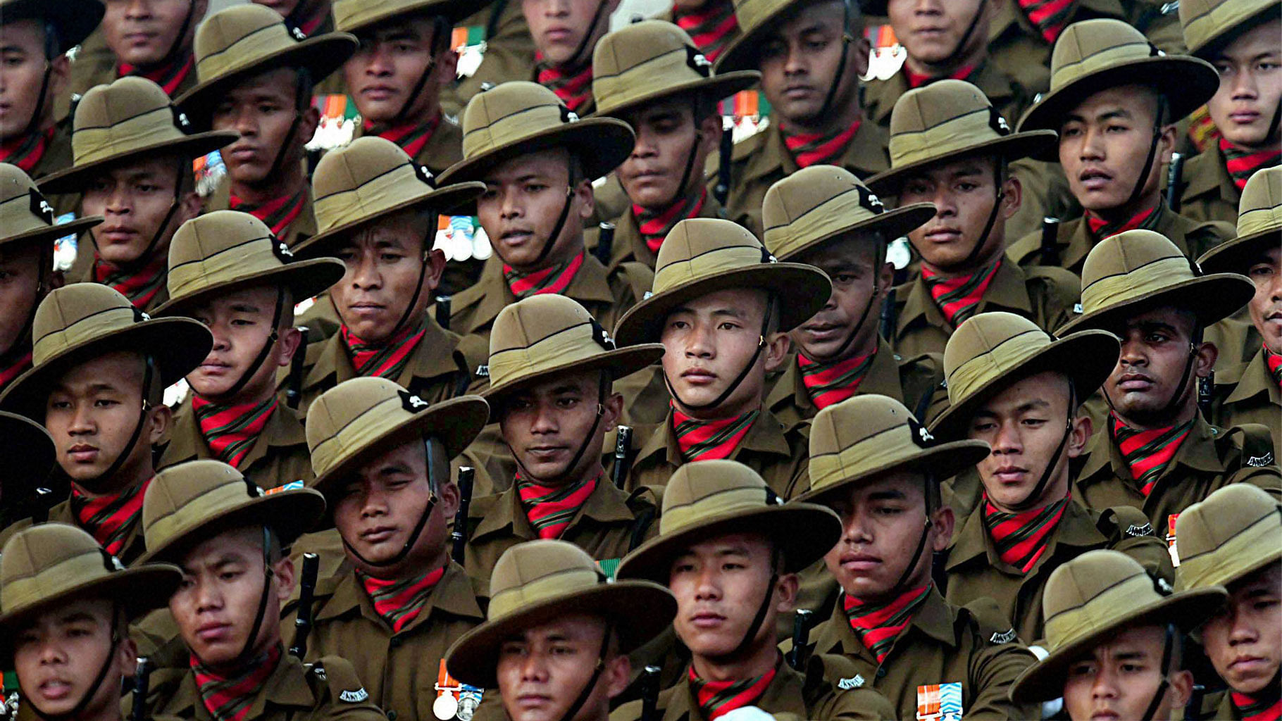 Soldiers of the Assam Regiment. (Photo: PTI)