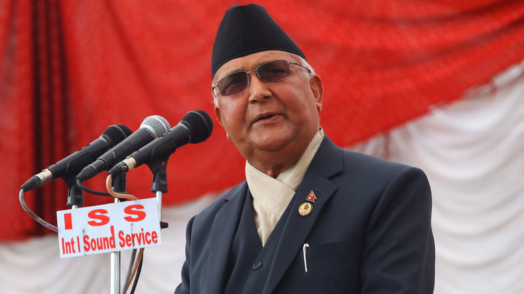 Nepal’s Prime Minister KP Oli.&nbsp;