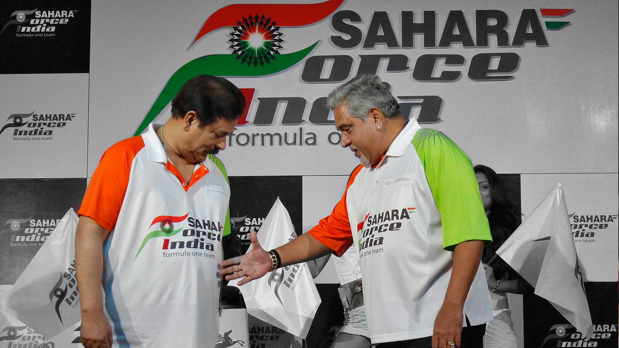 Sahara paid $100 million for 42.5 percent stake in the Force India Formula 1 team in 2011. (Photo: Reuters)