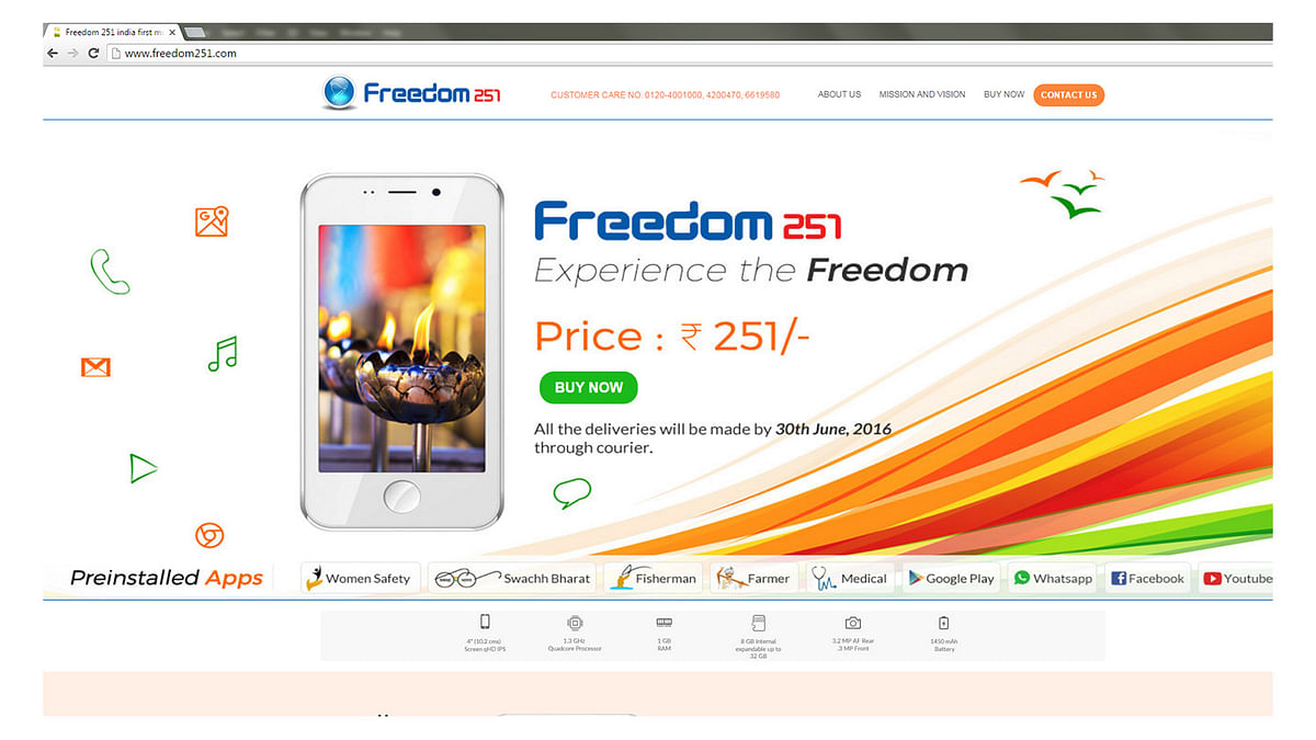 Everyone wants the Freedom 251, but most buyers can’t even access the company website! 