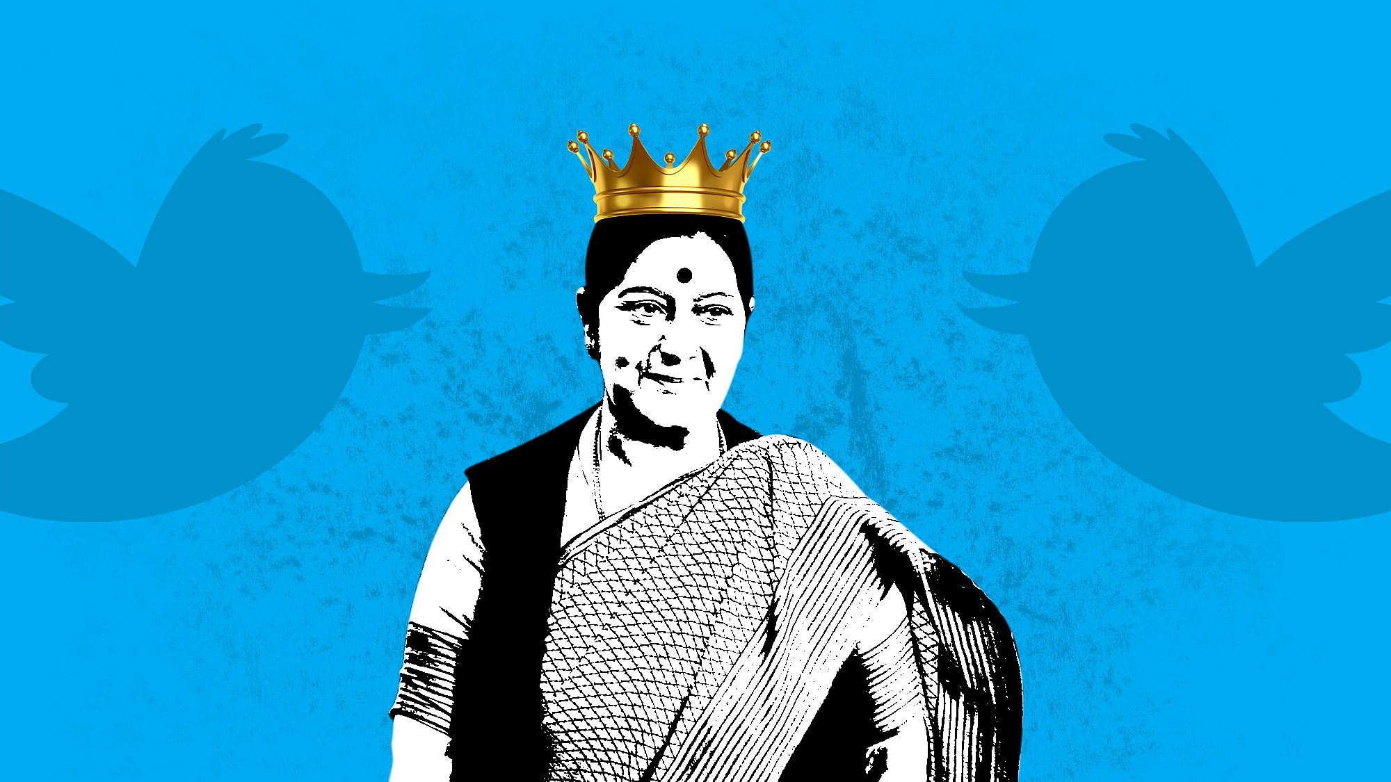 Sushma Swaraj has turned a Twitter queen. (Photo: The Quint)