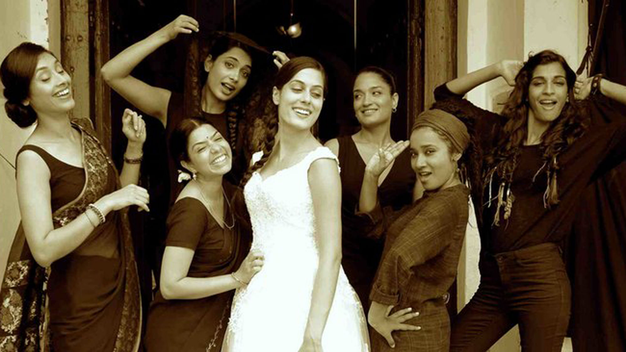 The cast of <i>Angry Indian Goddesses</i>, who truly advocated feminism in cinema. (Photo Courtesy: TIFF)