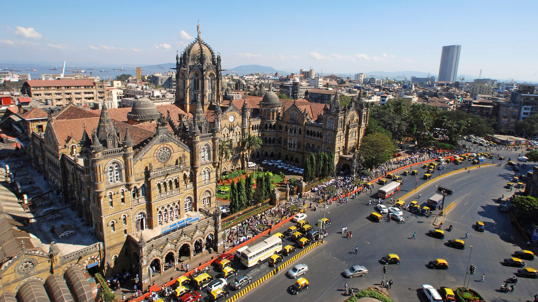 An aerial view of south Mumbai’s colonial-era buildings as they stand today. (Photo: iStock)