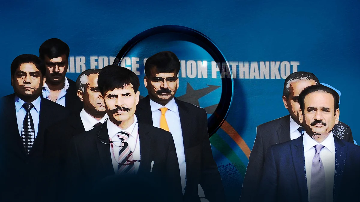 Pakistani Joint Investigation Team was allowed access to Pathankot airbase which was attacked by terrorists in January this year. (Photo: The Quint)