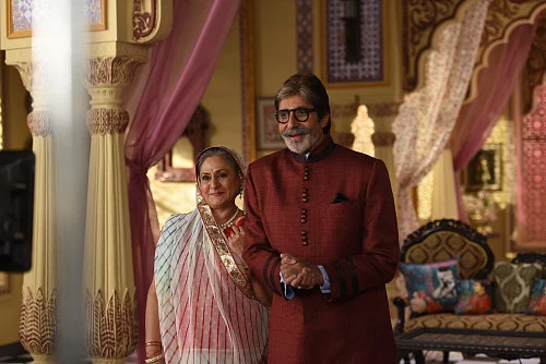 Amitabh and Jaya Bachchan play a Marwari couple for a TV commercial (Photo: srbachchan.tumblr.com)