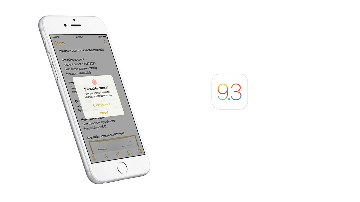 Now you have password protected Notes. (Photo: Apple)