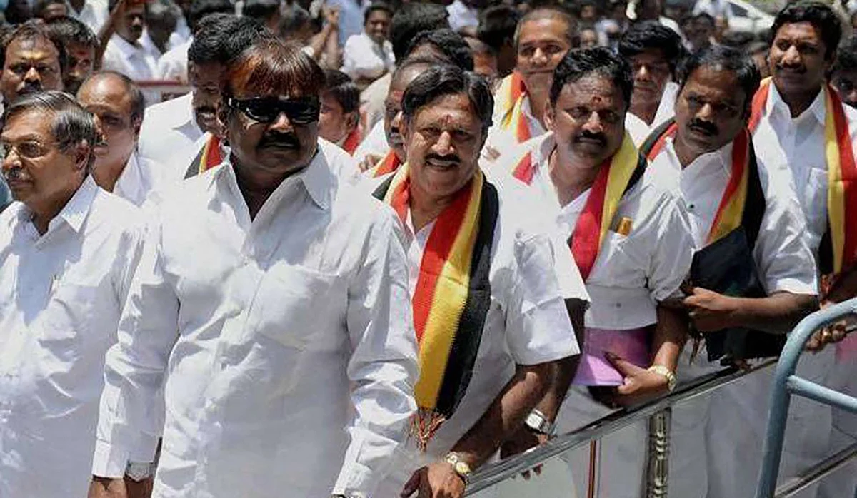Like last elections, Vijaykanth and his party are in demand this time too. (Photo: PTI)
