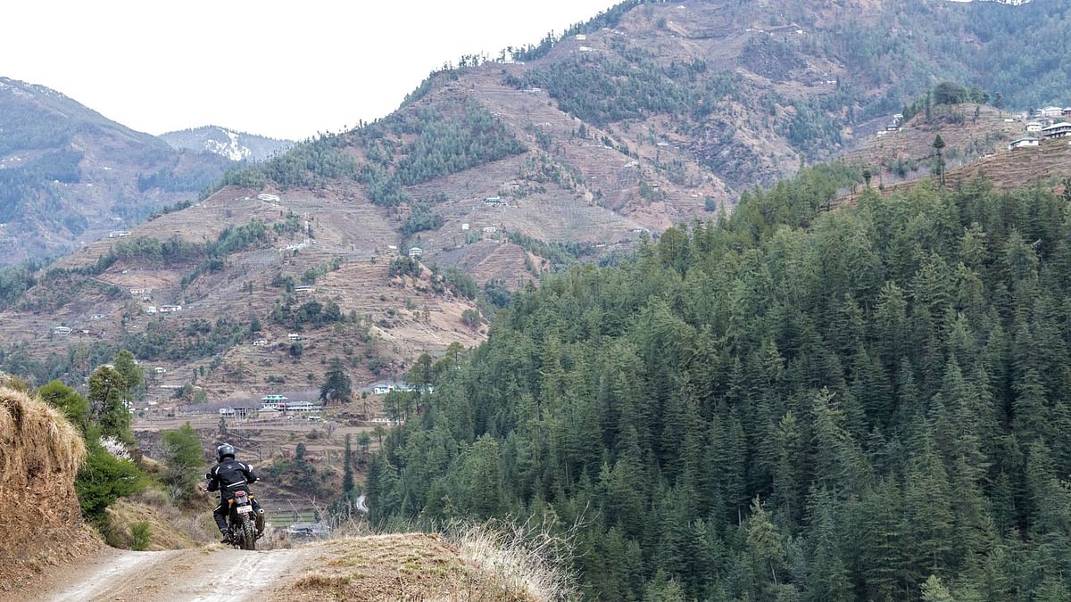 The yet to be launched Royal Enfield Himalayan was pushed to its limit, on the roads of Shimla.