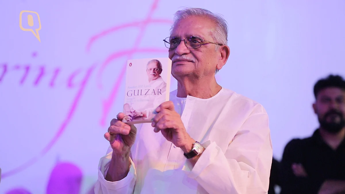 Gulzar was asked about the ban of Pakistani artistes at a press event. (Photo: <b>The Quint</b>)