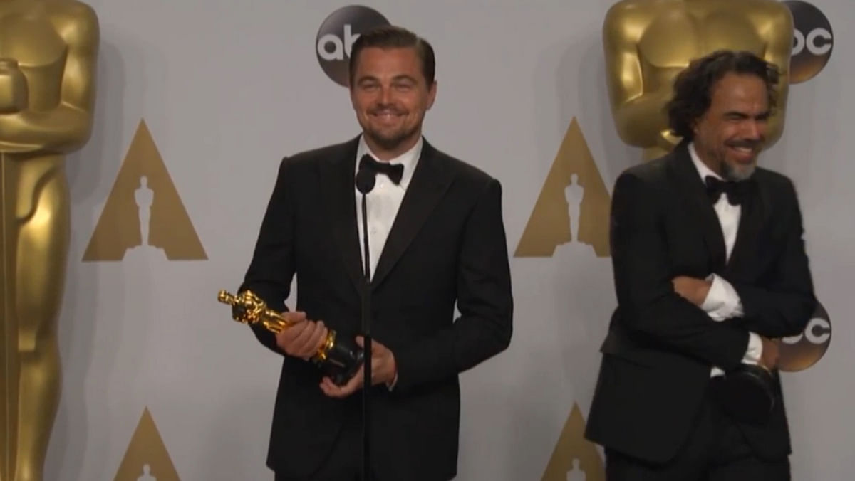 A ‘grammatically incorrect’ question asked by an Egyptian reporter to Leonardo DiCaprio has earned her ridicule.