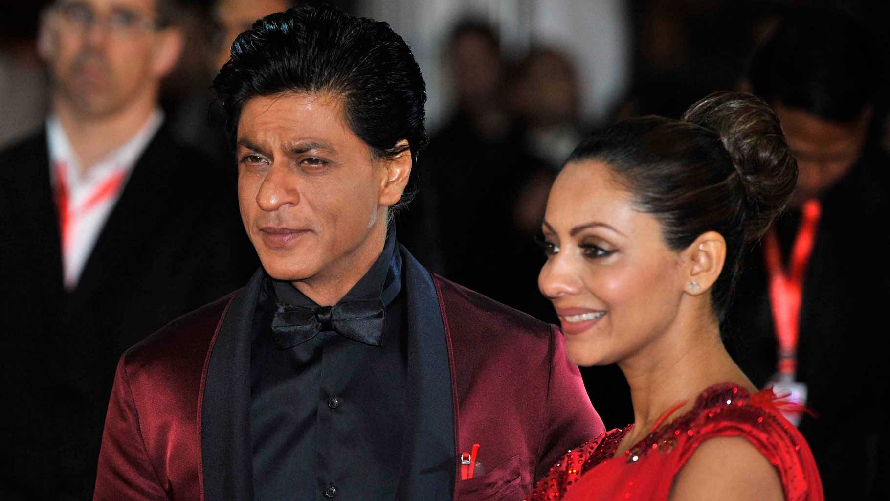 Shah Rukh Khan with wife Gauri Khan.