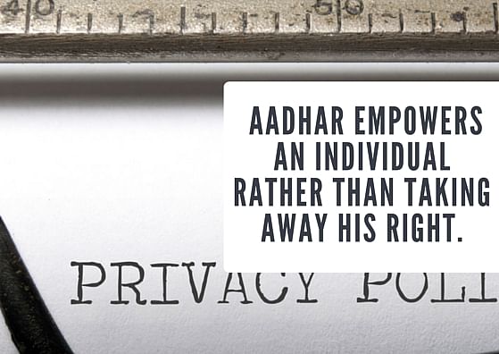 Lashing out at Aadhar is a futile effort as the   issue is that of a standard privacy law for India.