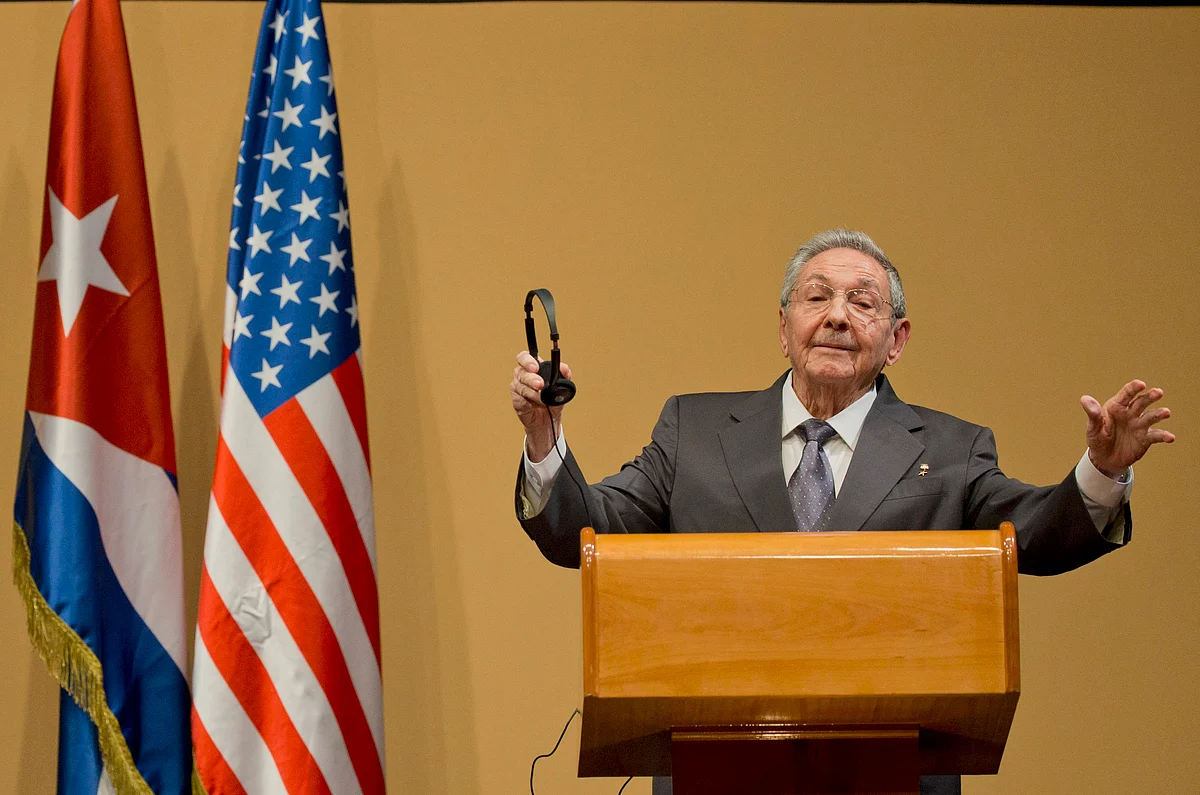 Cuba’s President Raul Castro gestures as he speaks during a press conference after a joint statement with US President Barack Obama in Havana, Cuba (Photo: AP)