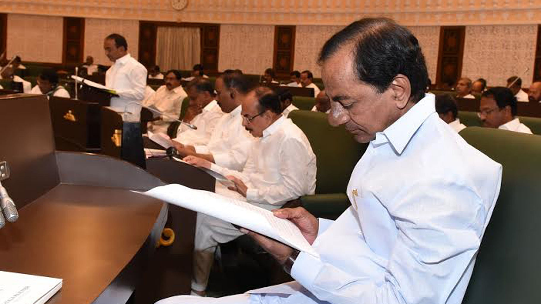 Telangana Chief Minister K Chandrashekhar Rao. (Photo: The News Minute)