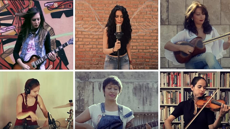 Six women from different countries come together for one song.  (Photo Courtesy: YouTube/<a href="https://www.youtube.com/watch?v=5vf2LA7Ota4">Maati Baani</a>)