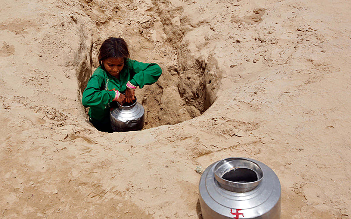 Five percent of India’s 1.25 billion population are forced to buy water at high rates or use contaminated water.