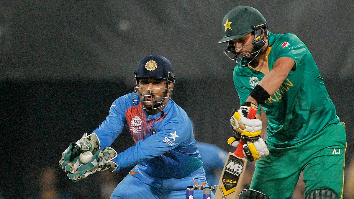Skipper Shahid Afridi was at his dazzling best against Bangladesh, but failed against India. (Photo: AP)