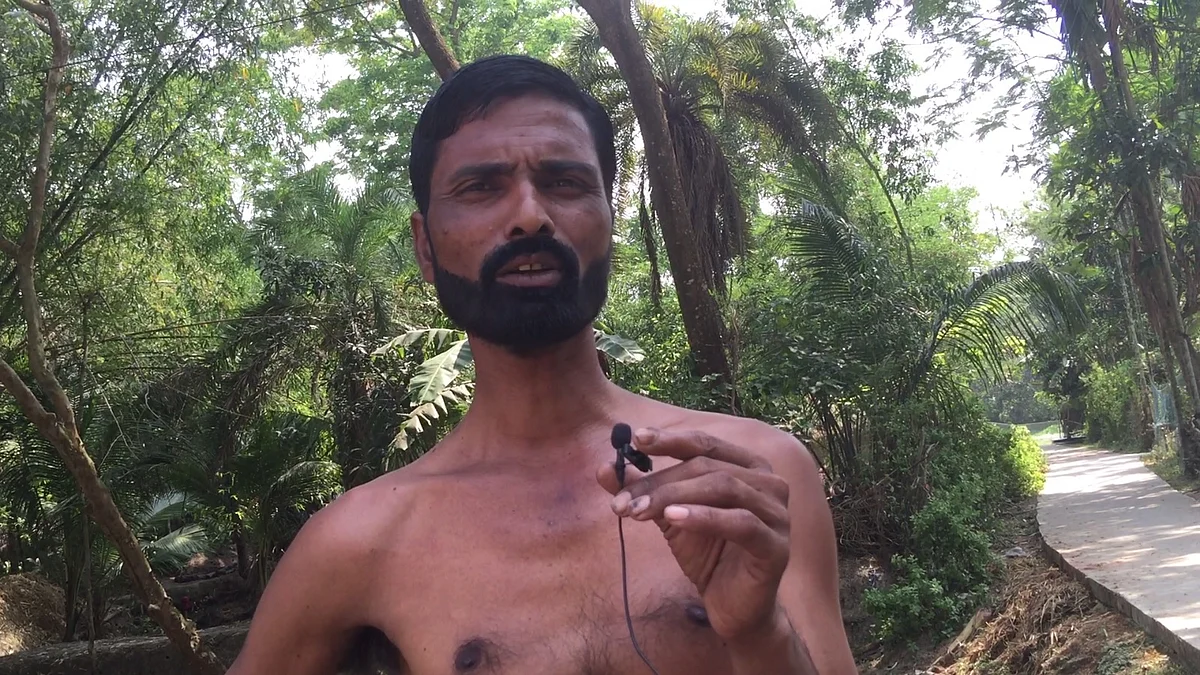 Enakhkhi Das Adhikari, a daily wage earner. (Photo: <b>The Quint</b>/Abhirup Dam)