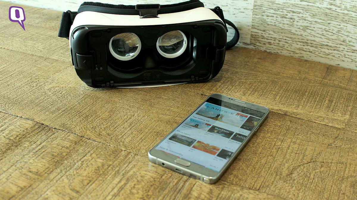 The virtual reality headset runs on apps provided by Oculus.