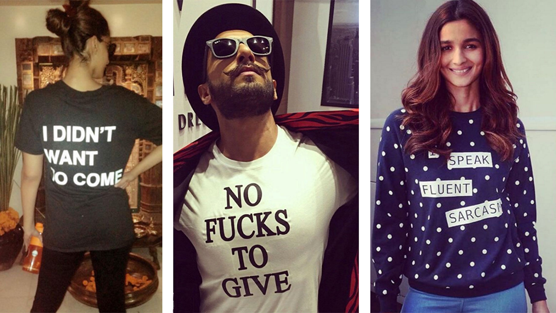 Sonam Kapoor, Ranveer Singh and Alia Bhatt make their state of mind quite clear, by simply watching it (Photos: Instagram)